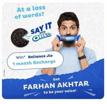 MyJio l Say It With Oreo With Farhan Akhtar l Chance To Win 1 Month Recharge