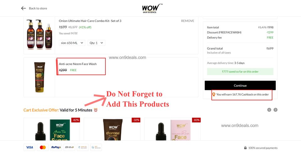 WOW Skin Science Offers and Discount Codes