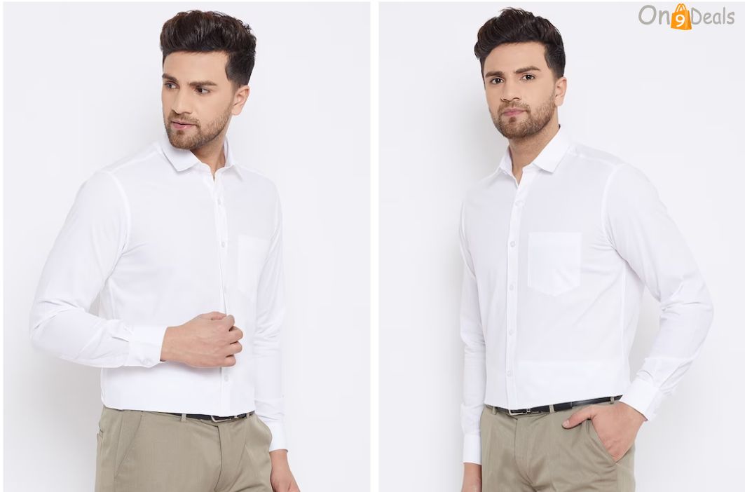 White Men Formal Shirts