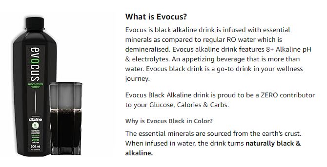 Black Alkaline Drink