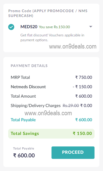 Save big on your medicines with Netmeds' limited-time offer! Get a flat 20% discount on orders above ₹749