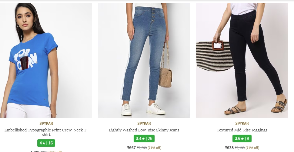 Spykar Clothing Sale