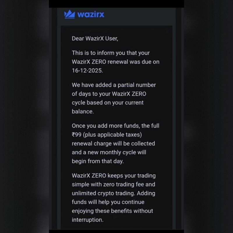 WazirX ZERO Scam Alert