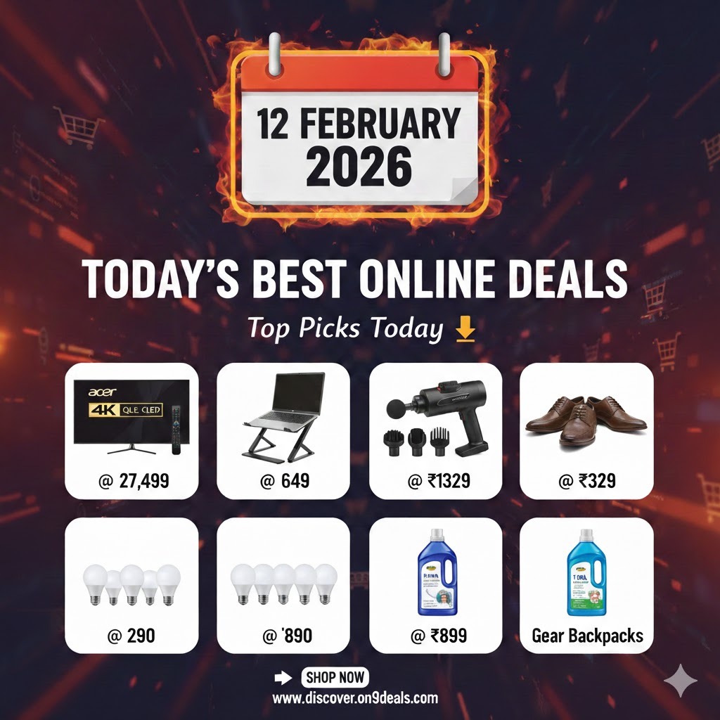 12th February 2026 Today’s Best Online Deals & Offers